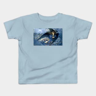 Night, With Her Train of Stars - Edward Robert Hughes Kids T-Shirt